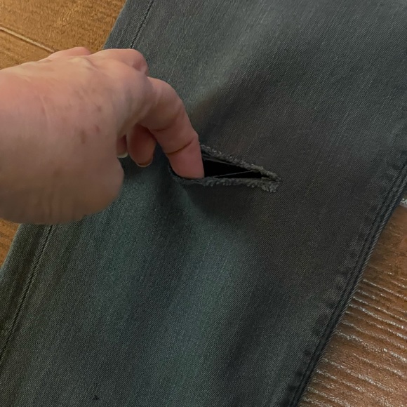 Hudson black Jeans Ankle Krista Super Skinny spandex size 28 size 6 distressed - Picture 5 of 16